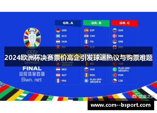 2024欧洲杯决赛票价高企引发球迷热议与购票难题